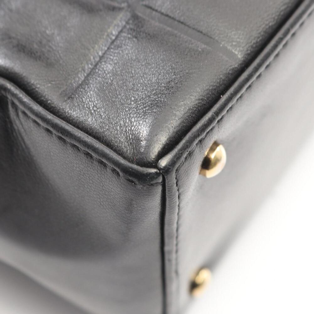 CHANEL Black Lambskin Leather Tote Bag - Picture 7 of 11